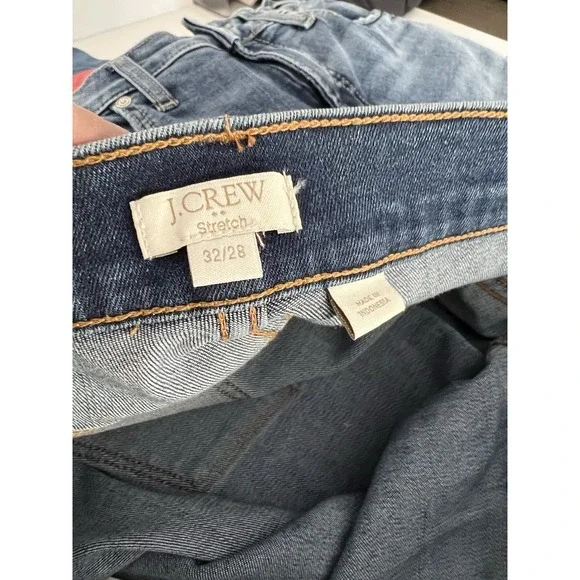 J. Crew Stretch Skinny Stretch Jeans 32x28 Blue Denim B8320‎ - Picture 2 of 3